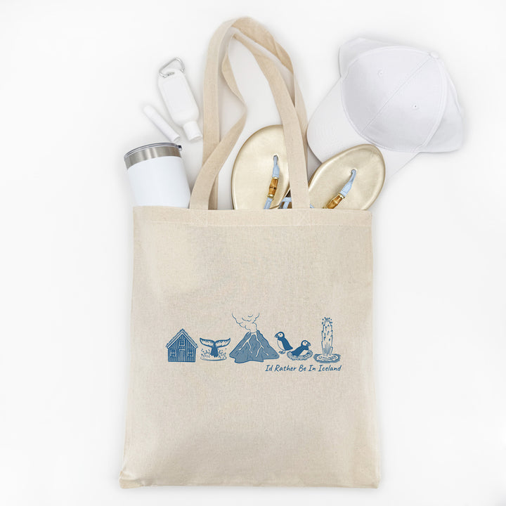 Iceland Tote Bag, Blue Lagoon Bachelorette Gift, Family Vacation Souvenir