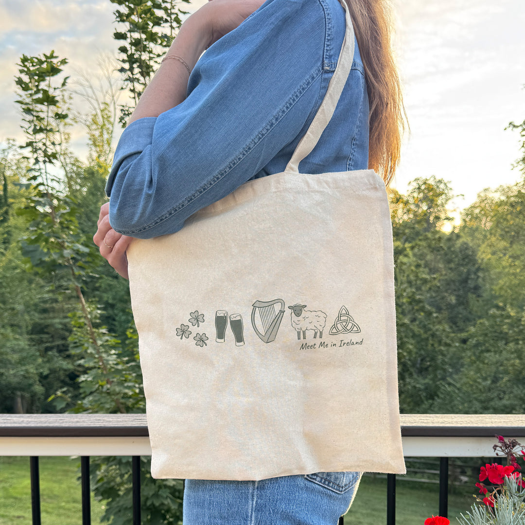 Ireland Tote Bag, Wedding Welcome Gift, Family Trip to Dublin, Bachelorette Party Gift