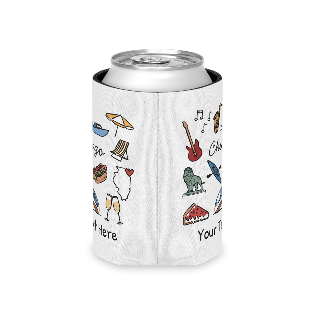 Chicago Can Cooler — Personalized Bachelorette Party Can Cooler