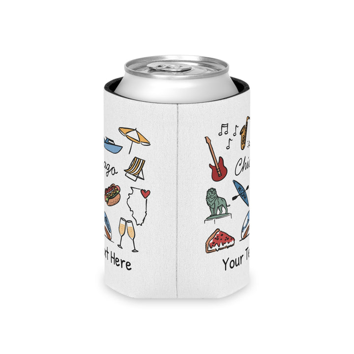 Chicago Can Cooler — Personalized Bachelorette Party Can Cooler