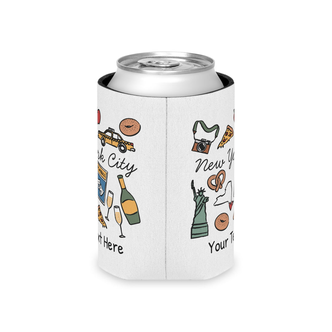 New York City Can Cooler — Personalized Bachelorette Party Can Cooler