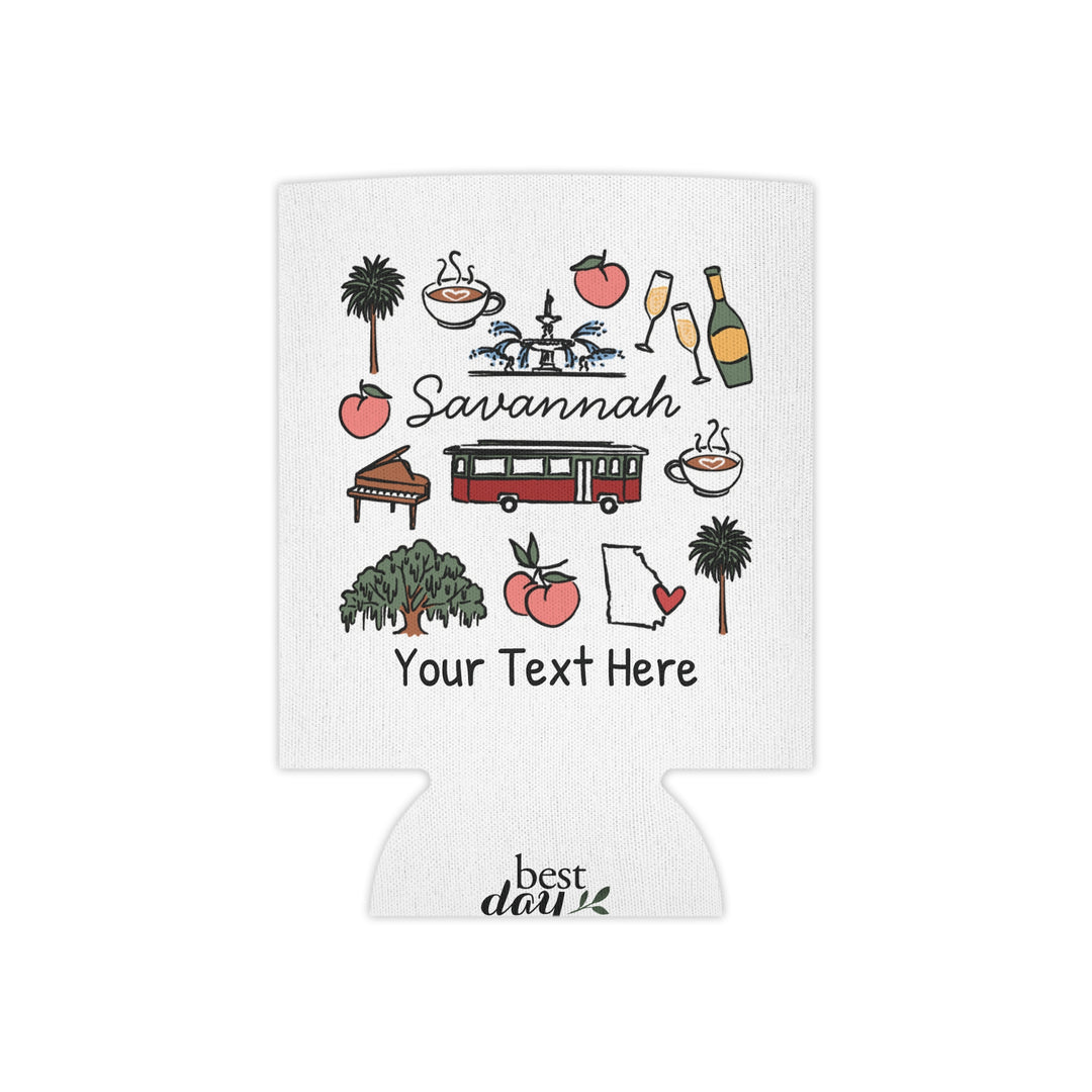 Savannah Can Cooler — Personalized Bachelorette Party Can Cooler
