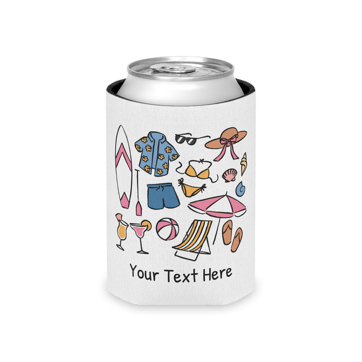Beach Can Cooler — Personalized Bachelorette Party Can Cooler