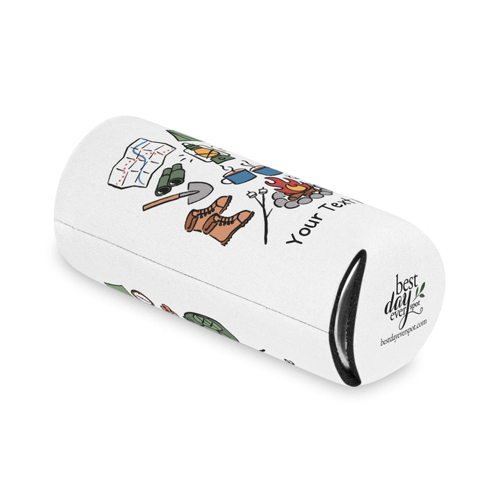 Camping Can Cooler — Personalized Bachelorette Party Can Cooler