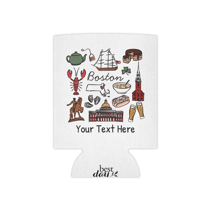 Boston Can Cooler — Personalized Bachelorette Party Can Cooler