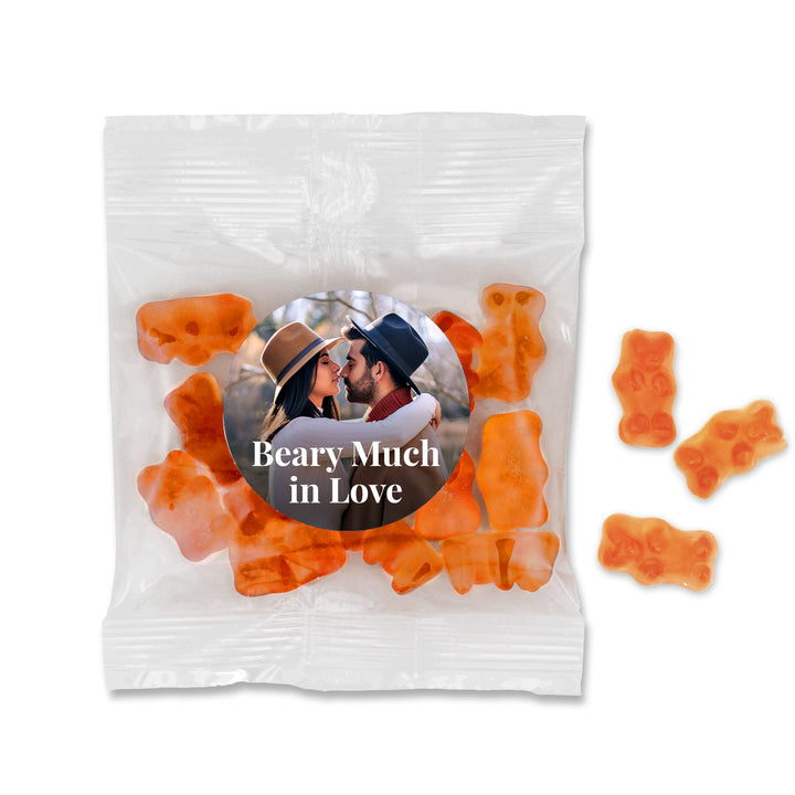 Custom Gummy Bear Packs in Bulk, Personalized Gummy Bears, Wedding Gummy Bears, Baby Shower Favors, Custom Party Favors, Create your Own