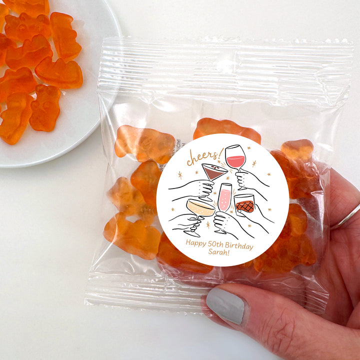 Cheers Cocktails Doodle, Gummy Bears