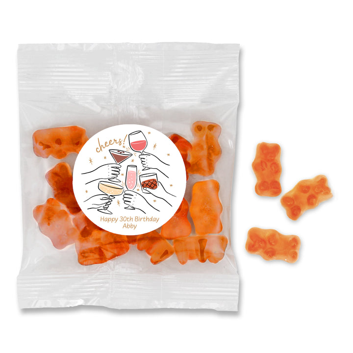 Cheers Cocktails Doodle, Gummy Bears