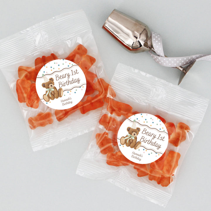 Bear Birthday, Beary 1st Birthday, Two Cute to Bear, Gummy Bears