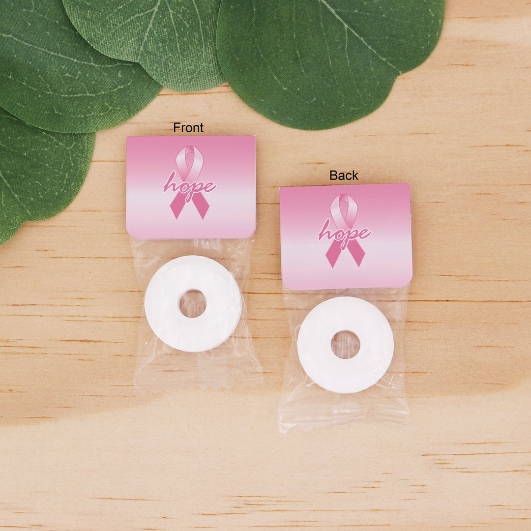 Life Saver Breast Cancer Awareness Mints, Bulk Pink Ribbon Awareness Items, Charity Pink