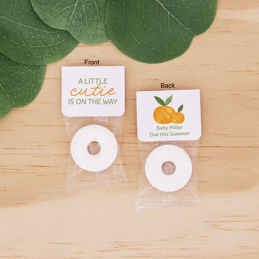 A Little Cutie is on the Way Baby Shower, Life Saver Mints