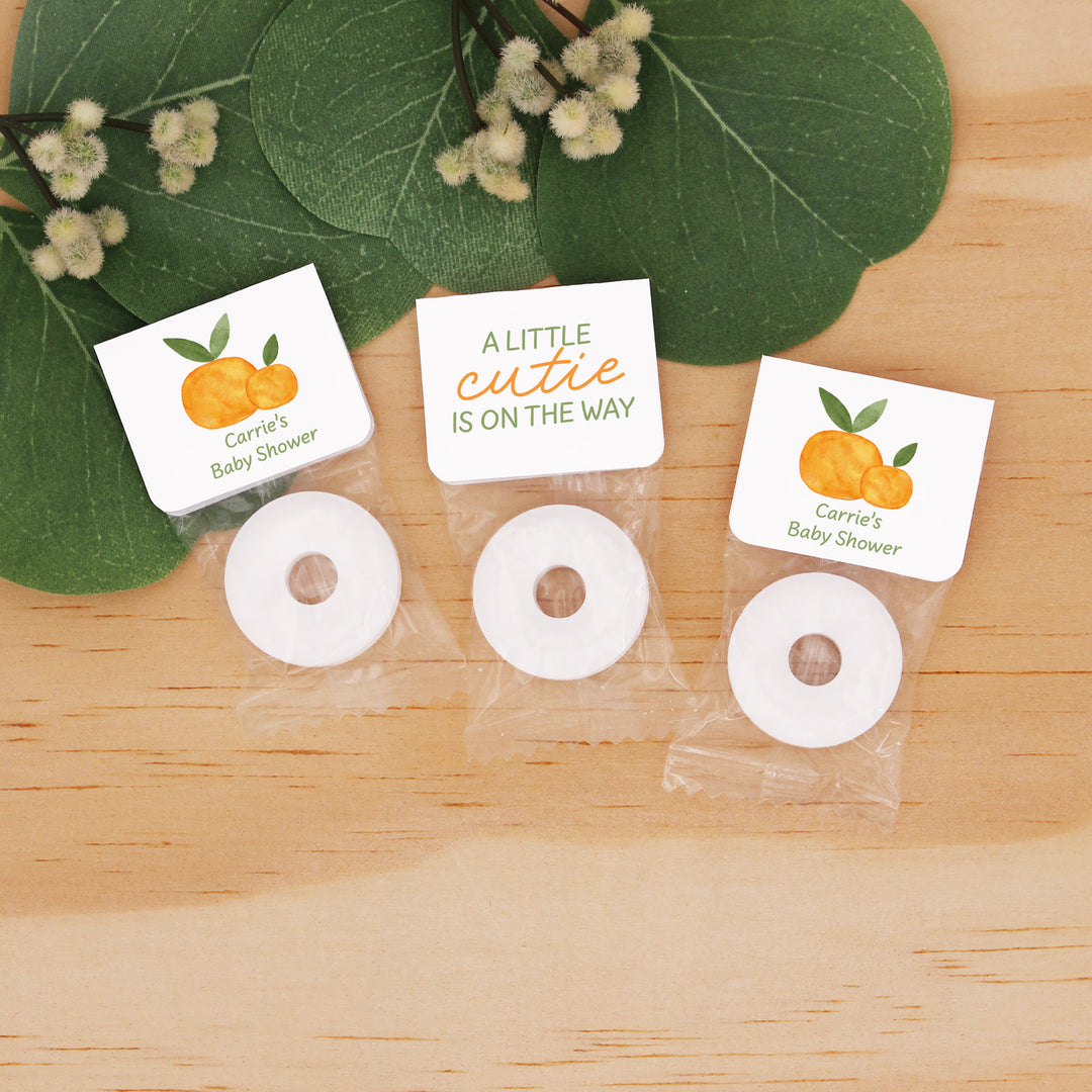 A Little Cutie is on the Way Baby Shower, Life Saver Mints
