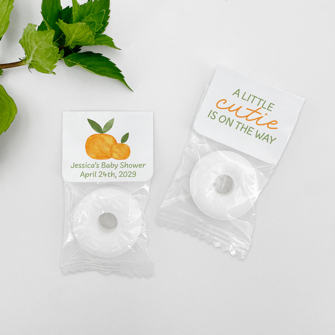 A Little Cutie is on the Way Baby Shower, Life Saver Mints