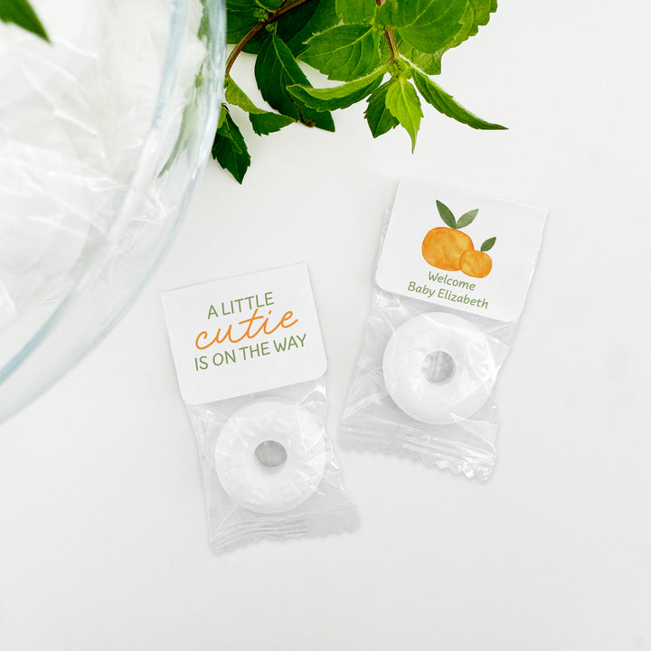 A Little Cutie is on the Way Baby Shower, Life Saver Mints