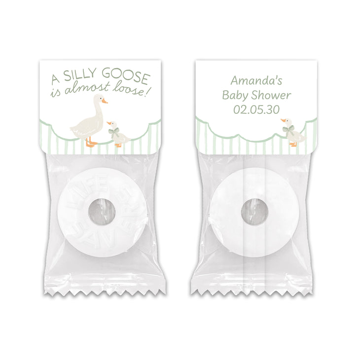 A Silly Goose is Almost Loose, Baby Shower, Life Saver Mints