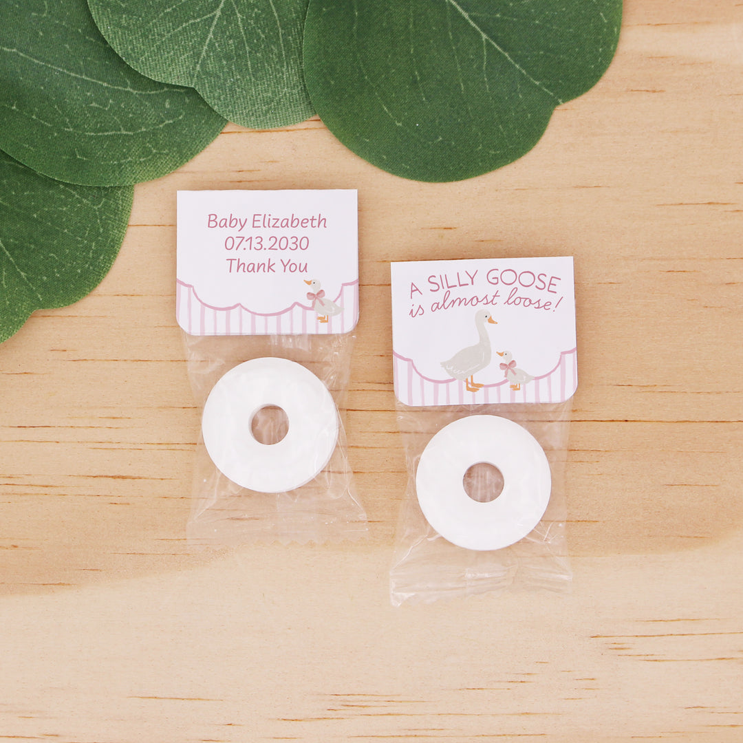 A Silly Goose is Almost Loose, Baby Shower, Life Saver Mints