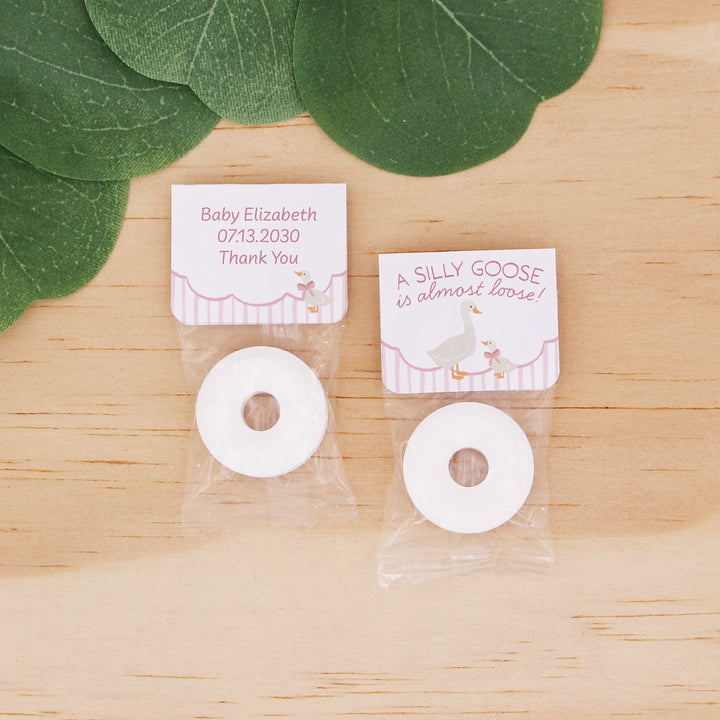 A Silly Goose is Almost Loose, Baby Shower, Life Saver Mints