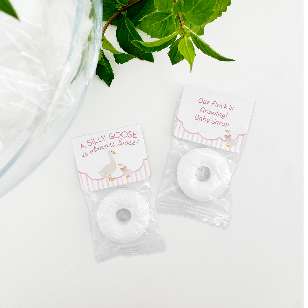 A Silly Goose is Almost Loose, Baby Shower, Life Saver Mints