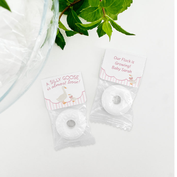 A Silly Goose is Almost Loose, Baby Shower, Life Saver Mints