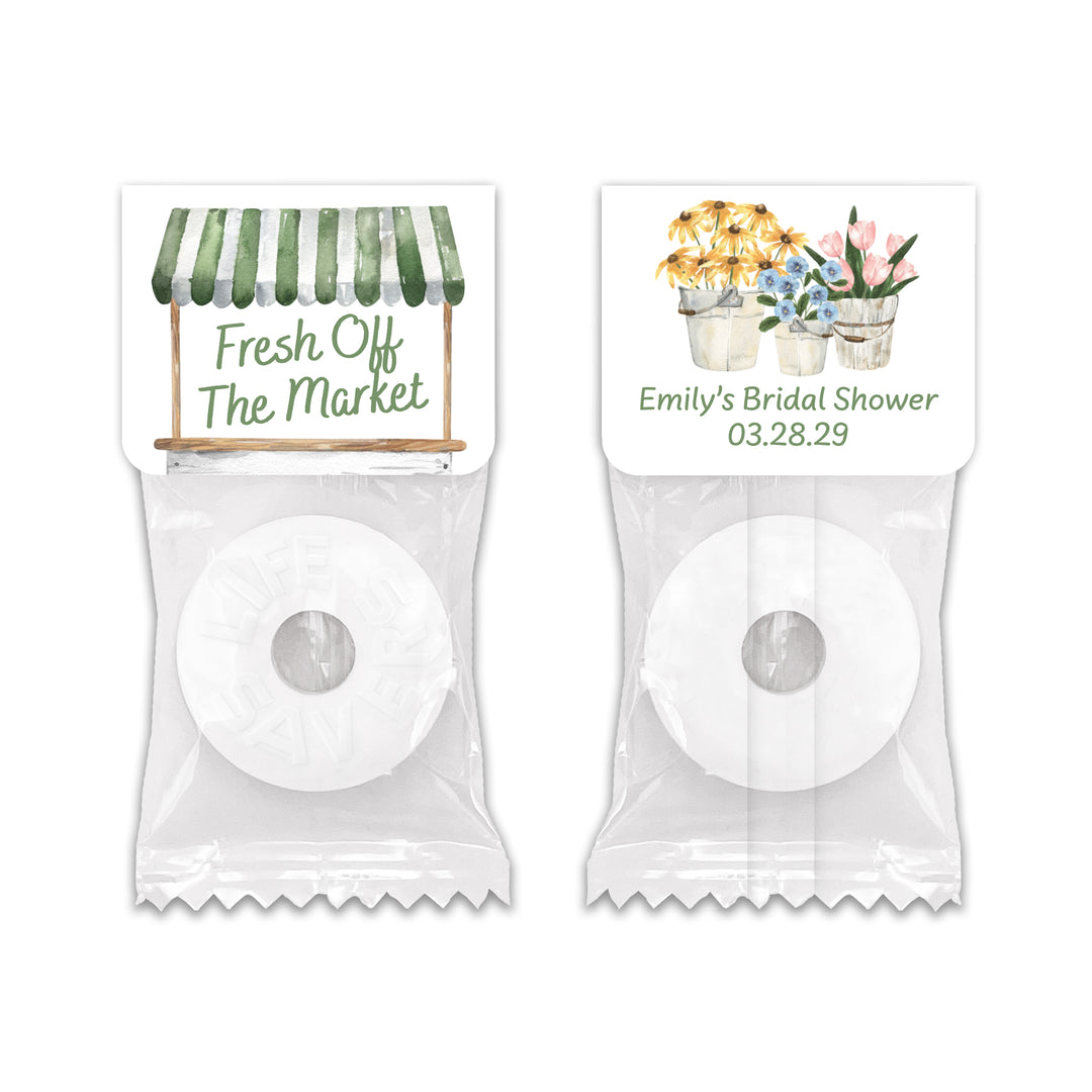 Fresh Off the Market, Bridal Shower Favors, Life Saver Mints