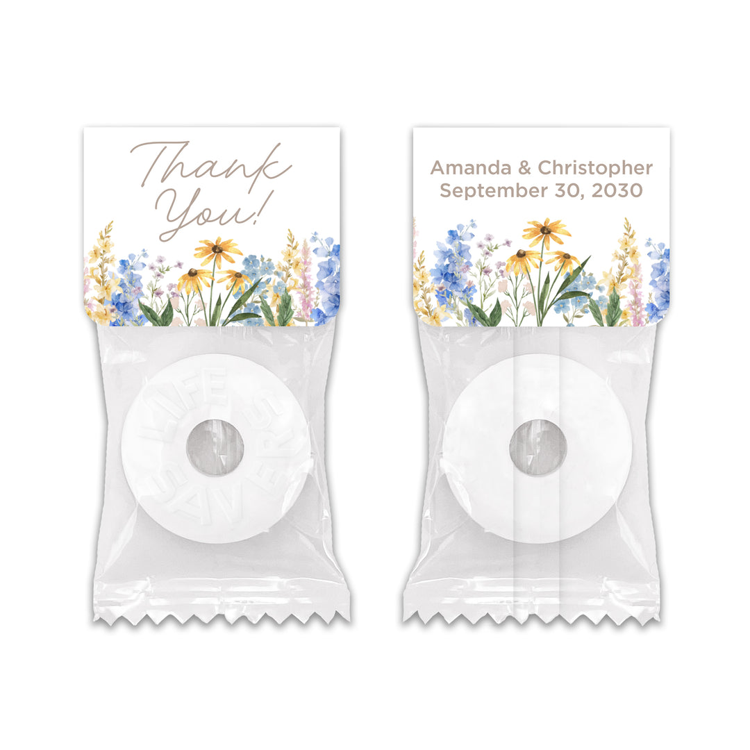 Love in Bloom, Let Love Grow, Wildflower Wedding, Life Saver Mints