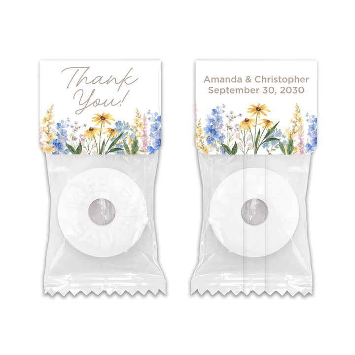 Love in Bloom, Let Love Grow, Wildflower Wedding, Life Saver Mints