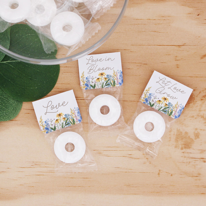 Love in Bloom, Let Love Grow, Wildflower Wedding, Life Saver Mints
