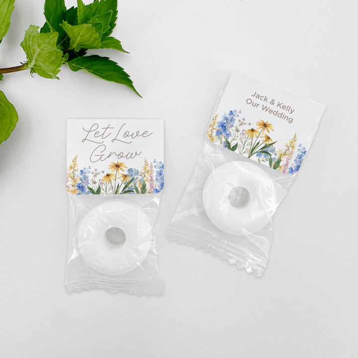 Love in Bloom, Let Love Grow, Wildflower Wedding, Life Saver Mints