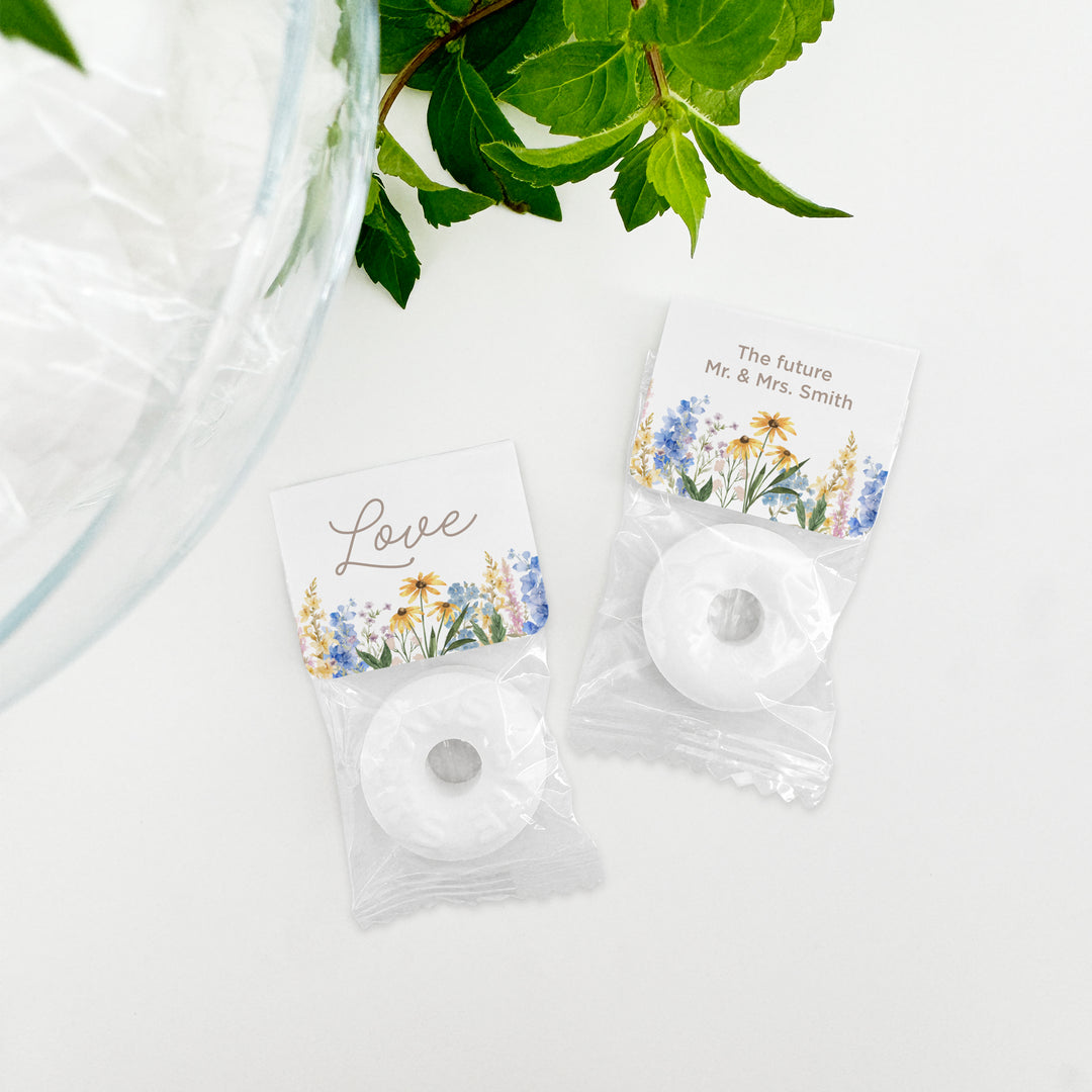 Love in Bloom, Let Love Grow, Wildflower Wedding, Life Saver Mints