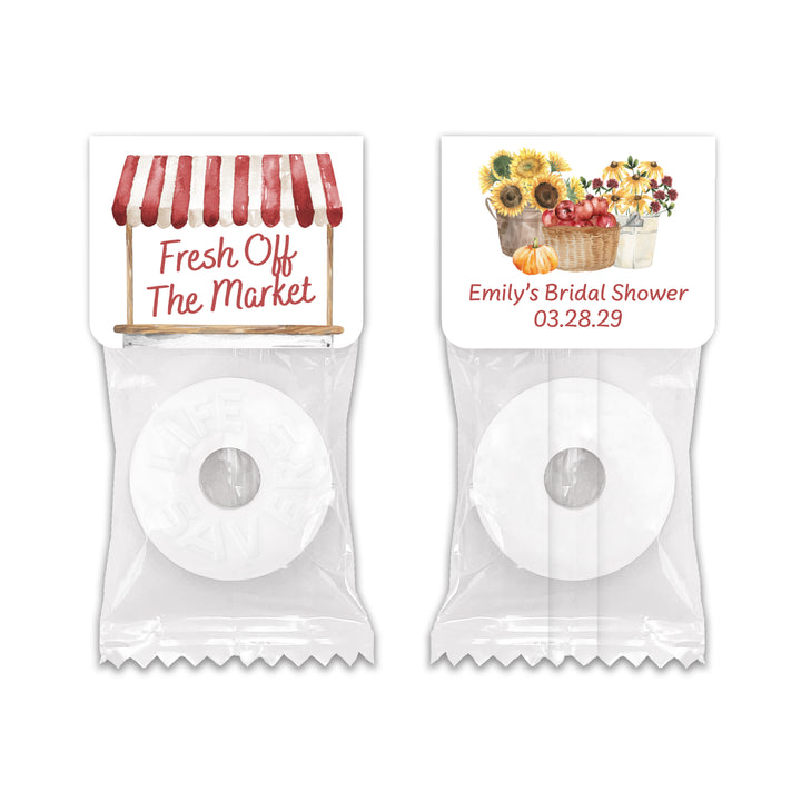 Fall Fresh Off the Market, Bridal Shower Favors, Life Saver Mints