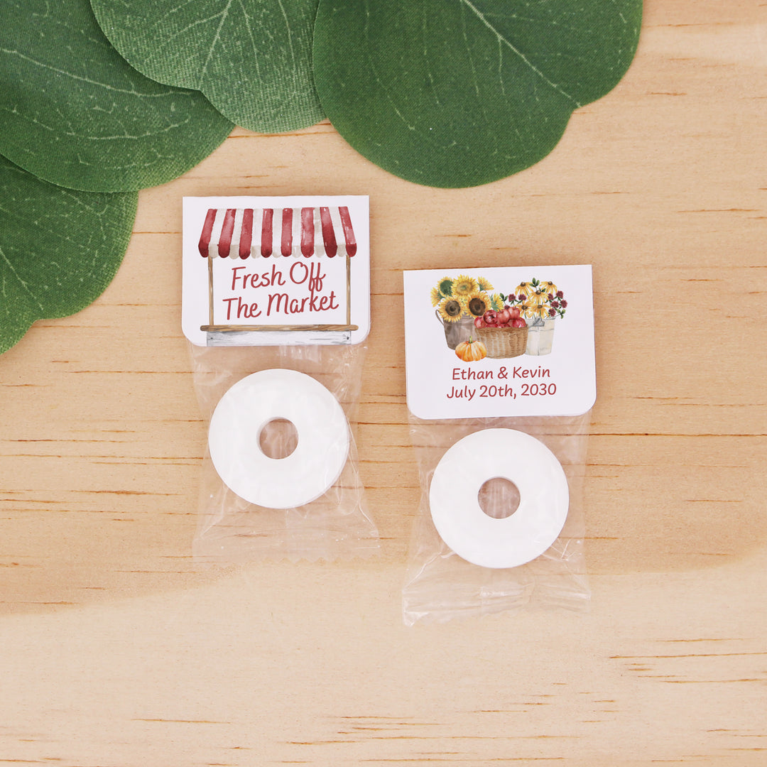 Fall Fresh Off the Market, Bridal Shower Favors, Life Saver Mints