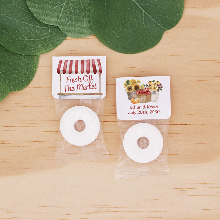 Fall Fresh Off the Market, Bridal Shower Favors, Life Saver Mints
