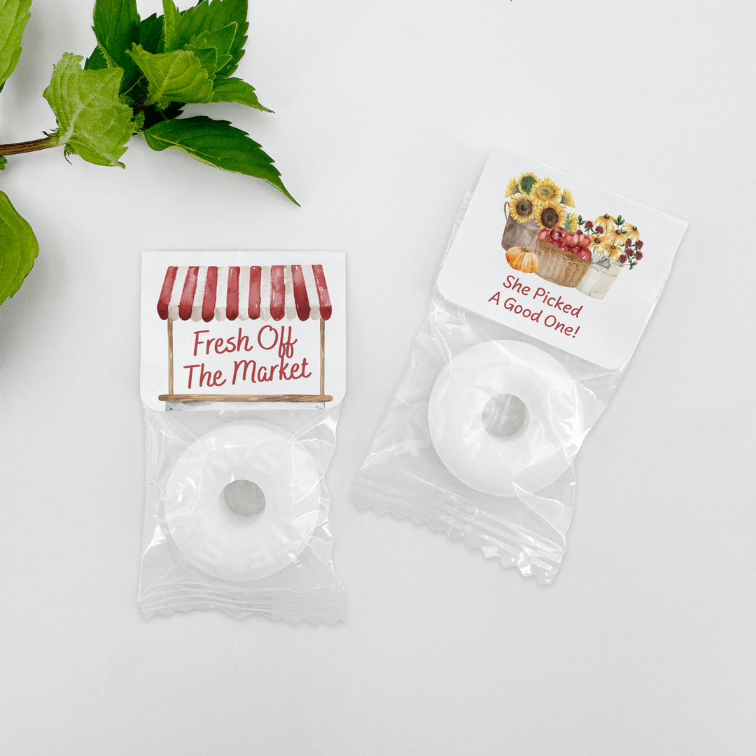 Fall Fresh Off the Market, Bridal Shower Favors, Life Saver Mints