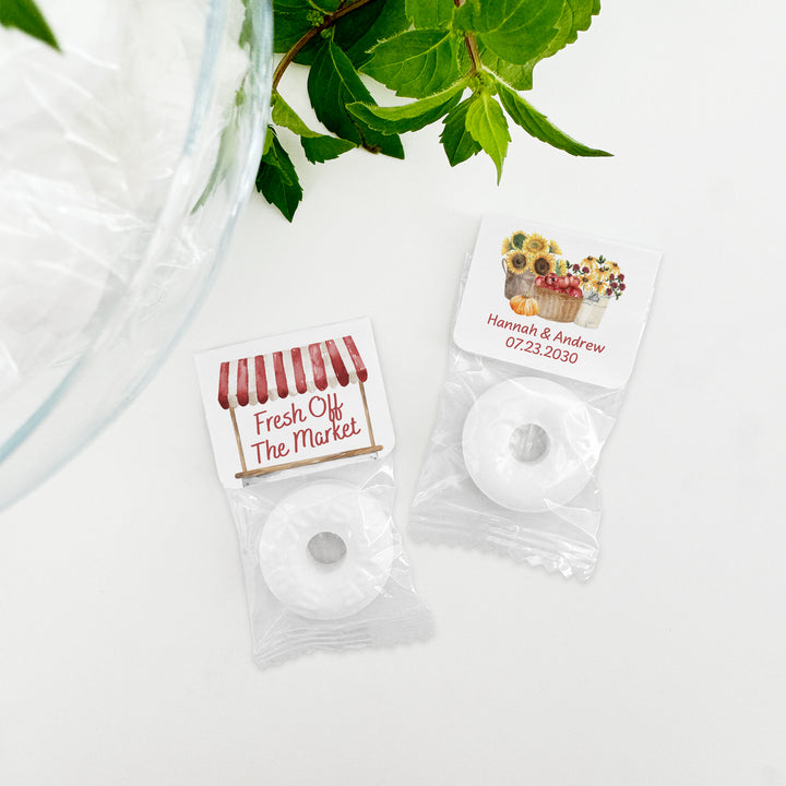 Fall Fresh Off the Market, Bridal Shower Favors, Life Saver Mints