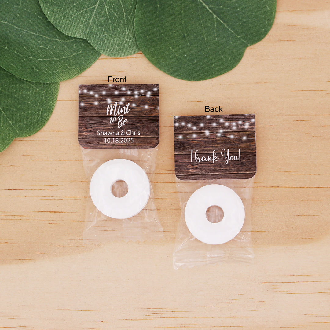 Mint to Be Wedding Favors, Wedding Favor Mints, Firefly Lights Favors