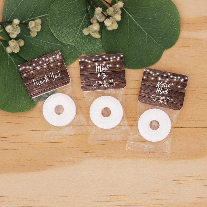 Mint to Be Wedding Favors, Wedding Favor Mints, Firefly Lights Favors