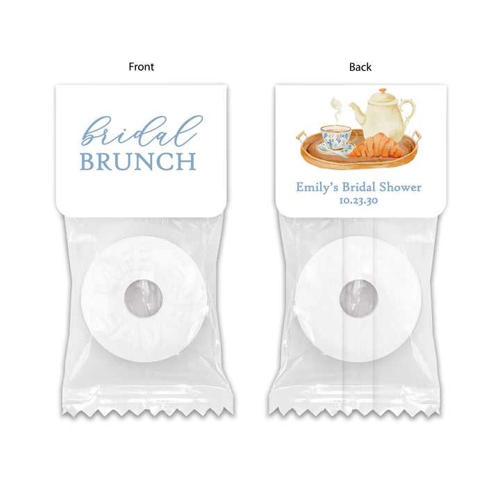 Personalized Life Savers Mints, Bridal Shower Favors, Bridal Shower Tea Set Design