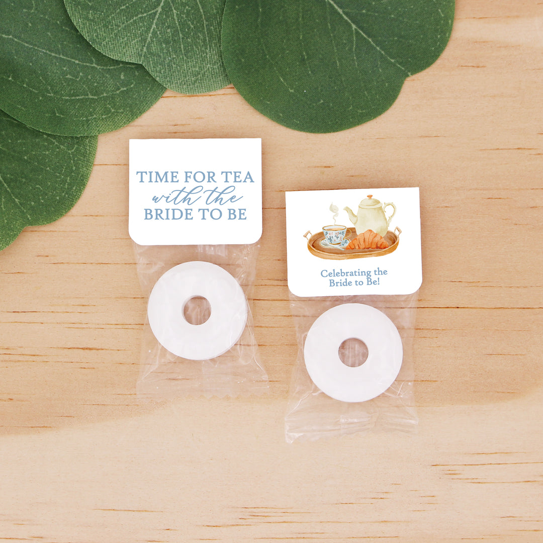 Personalized Life Savers Mints, Bridal Shower Favors, Bridal Shower Tea Set Design