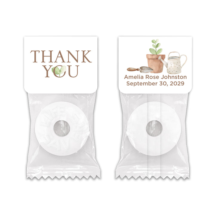 Little Sprout Birthday, Our Little Sprout is Turning One, Life Saver Mints