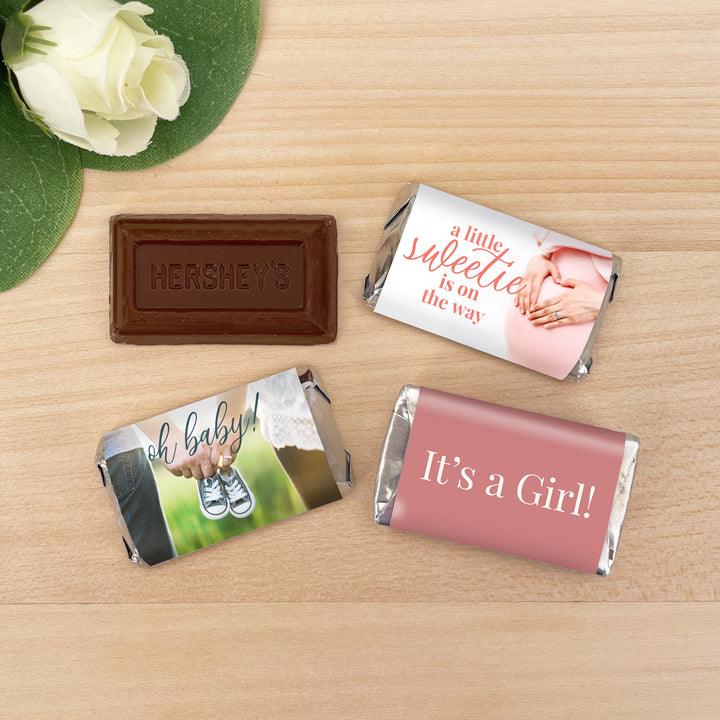 Mini Candy Bar Baby Shower Favors, Custom Hershey's Miniatures