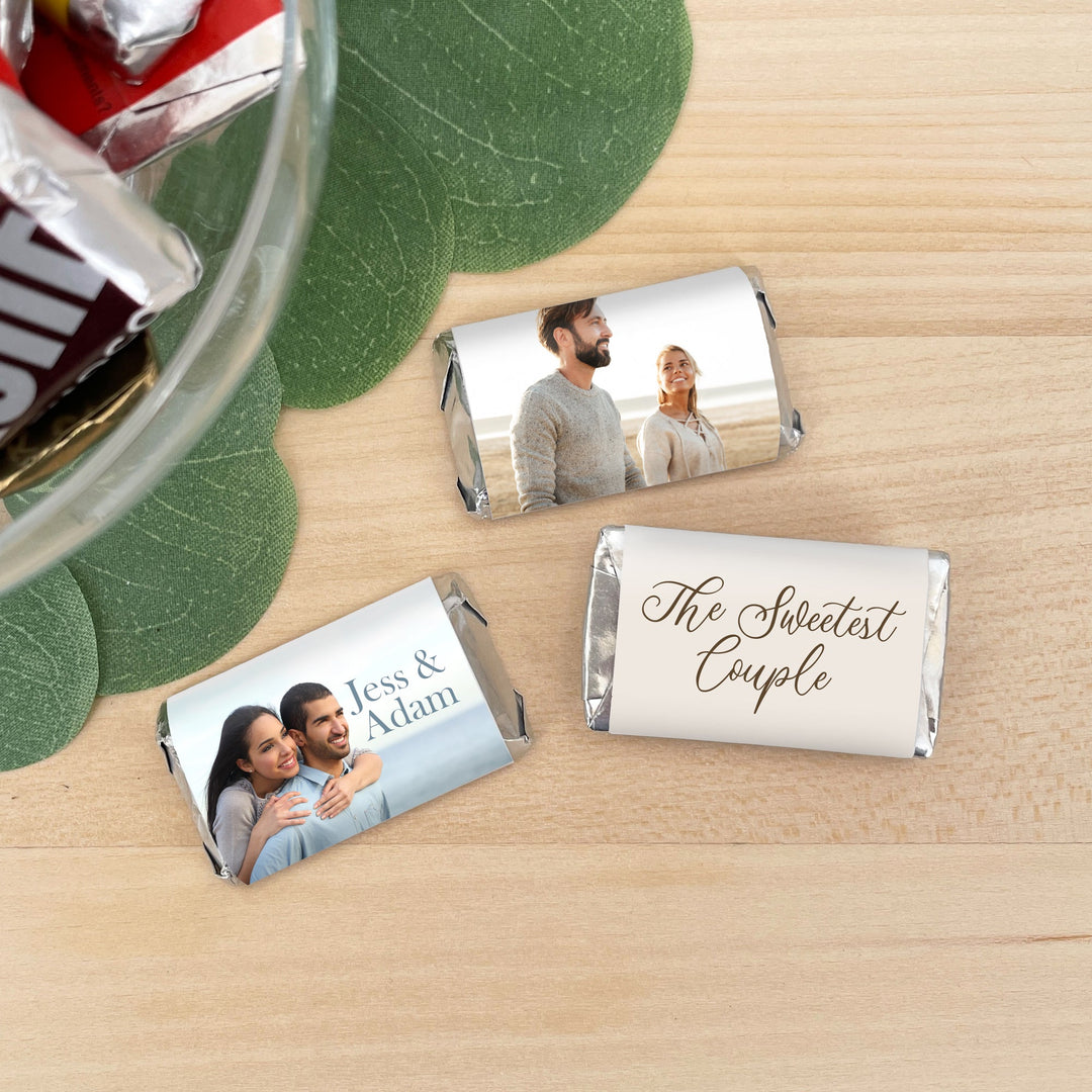 Custom Hershey's Miniatures, Mini Candy Bar Wedding Favors, Mini Chocolate Bar Baby Shower Favors, Birthday Party Favors