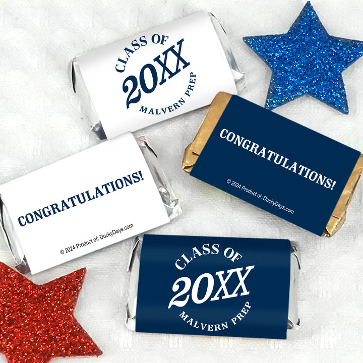 Malvern Prep Graduation Hershey's Miniatures (2 Colors Available)