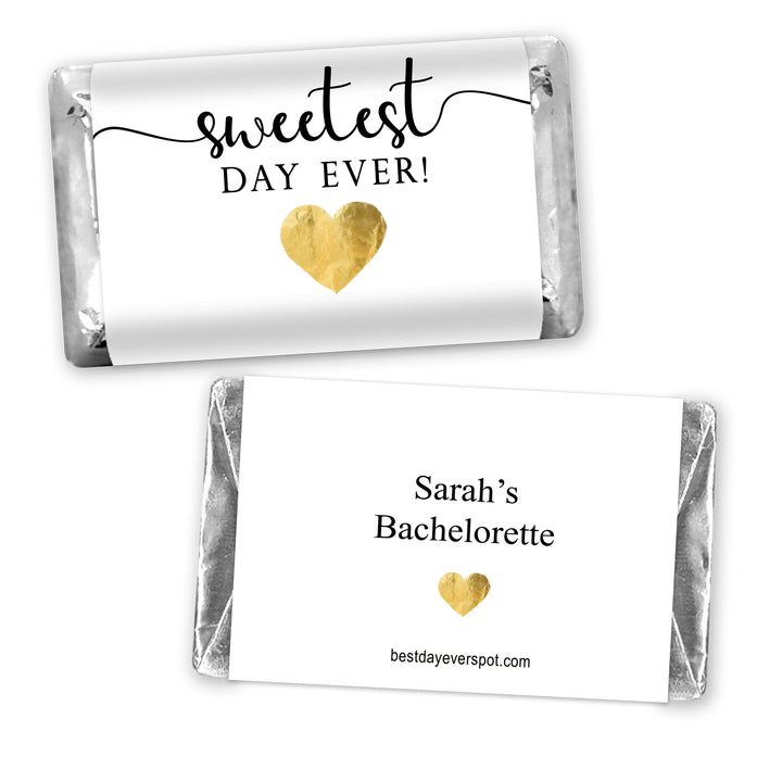 Wedding Favors, Hershey Miniatures, Bridal Shower Favors, Classic Heart