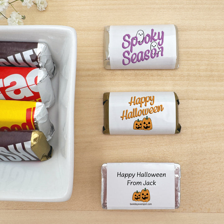 Assorted Hershey®’s Miniatures™, Halloween Party Treats, Personalized Trick-or-Treat Candy, Spooky Season