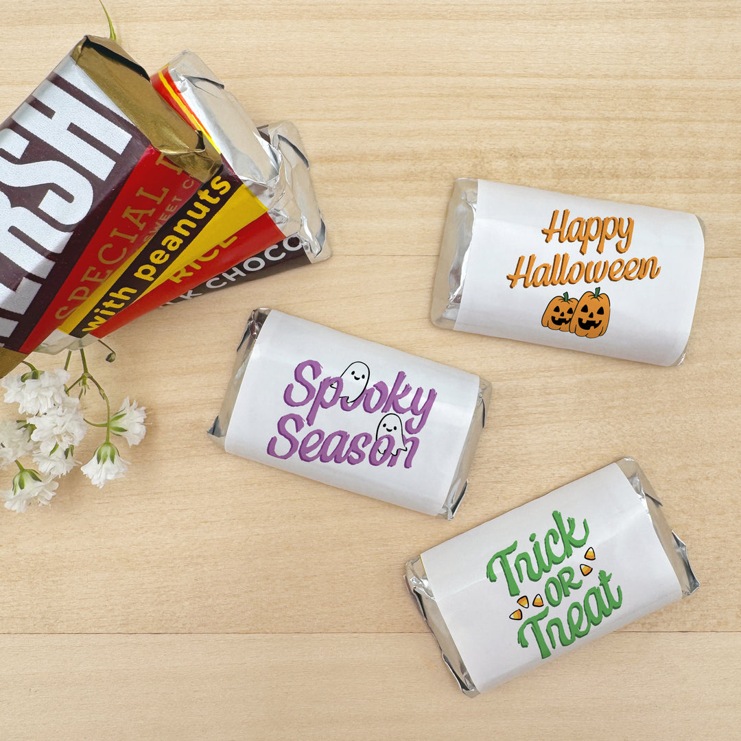 Assorted Hershey®’s Miniatures™, Halloween Party Treats, Personalized Trick-or-Treat Candy, Spooky Season