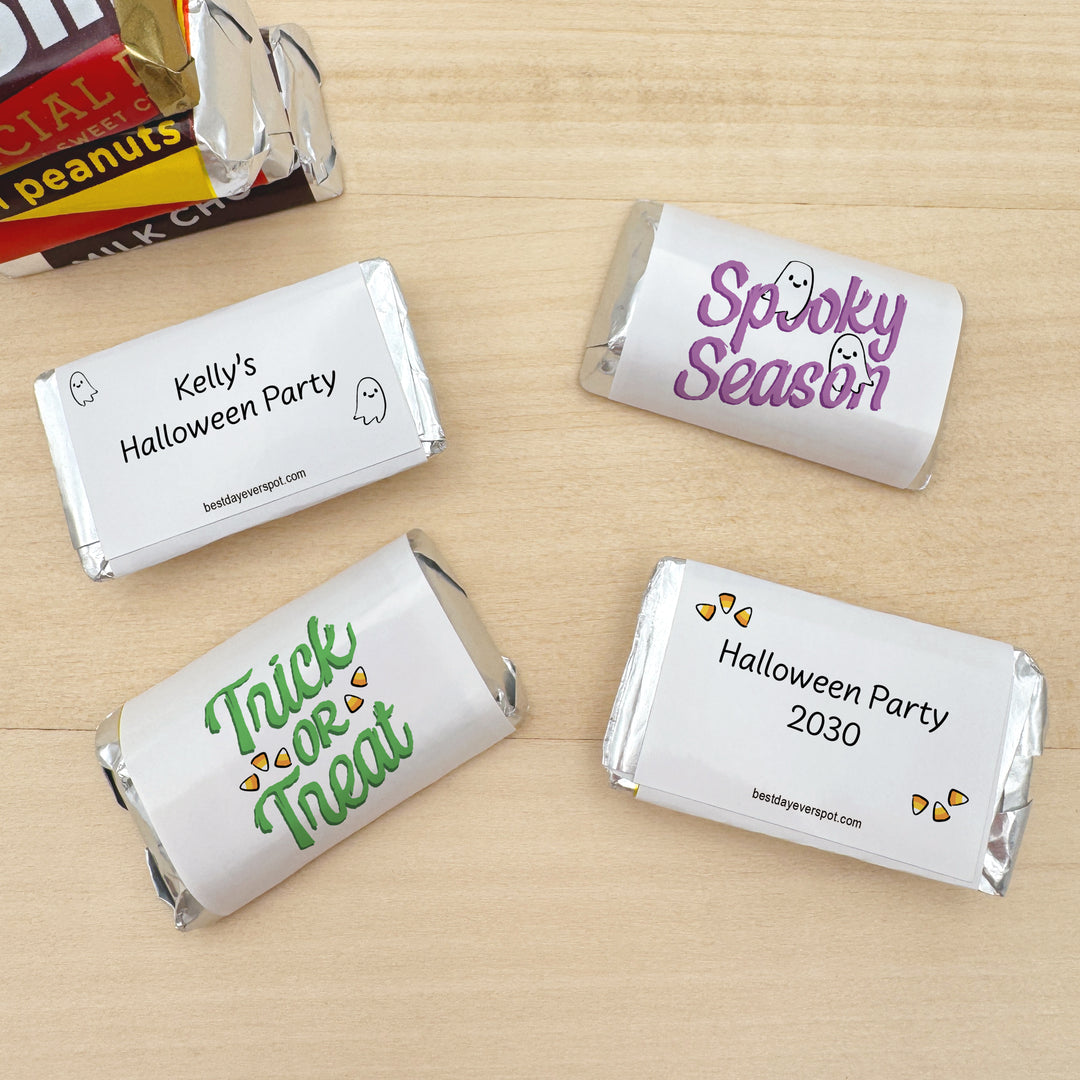 Assorted Hershey®’s Miniatures™, Halloween Party Treats, Personalized Trick-or-Treat Candy, Spooky Season