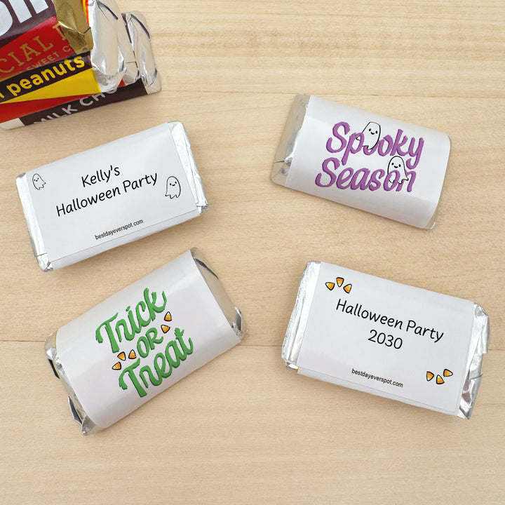 Assorted Hershey®’s Miniatures™, Halloween Party Treats, Personalized Trick-or-Treat Candy, Spooky Season