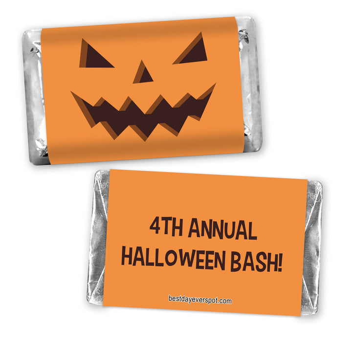 Assorted Hershey®’s Miniatures™, Halloween Party Treats, Personalized Trick-or-Treat Candy, Jack-o-Lanterns