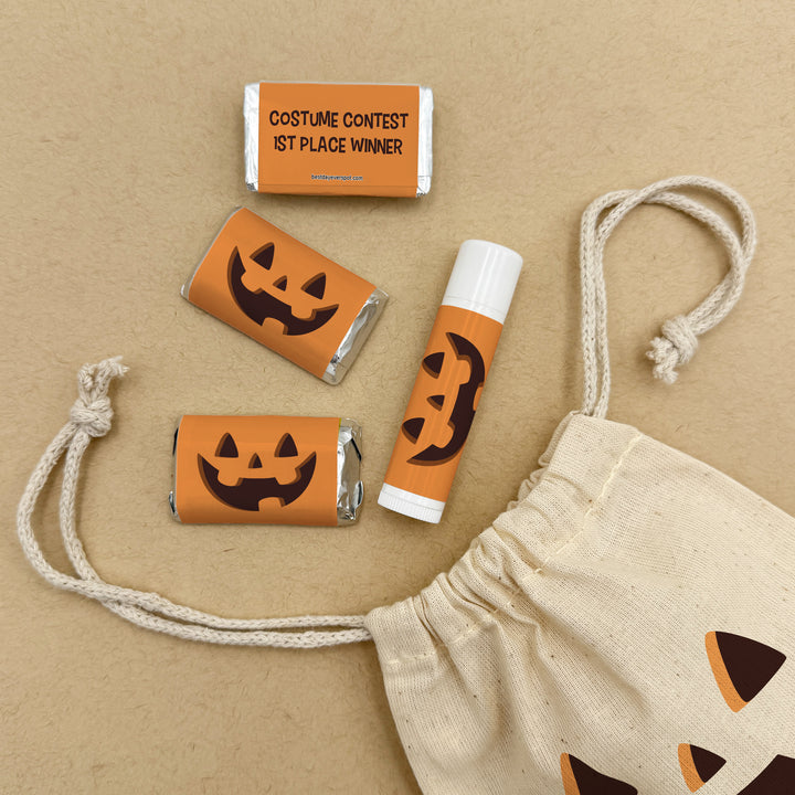 Assorted Hershey®’s Miniatures™, Halloween Party Treats, Personalized Trick-or-Treat Candy, Jack-o-Lanterns