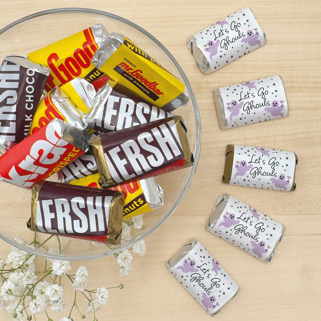 Assorted Hershey®’s Miniatures™, Halloween Party Treats, Personalized Trick-or-Treat Candy, Let&